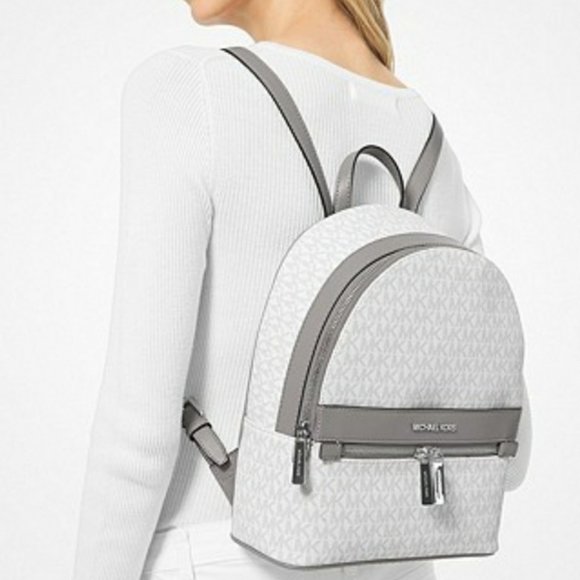 MICHAEL Michael Kors Handbags - Michael Kors Kenly Medium Backpack, Bright White